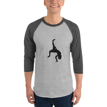 3/4 sleeve raglan shirt