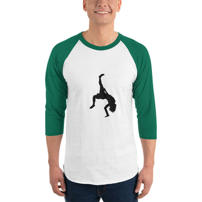 3/4 sleeve raglan shirt