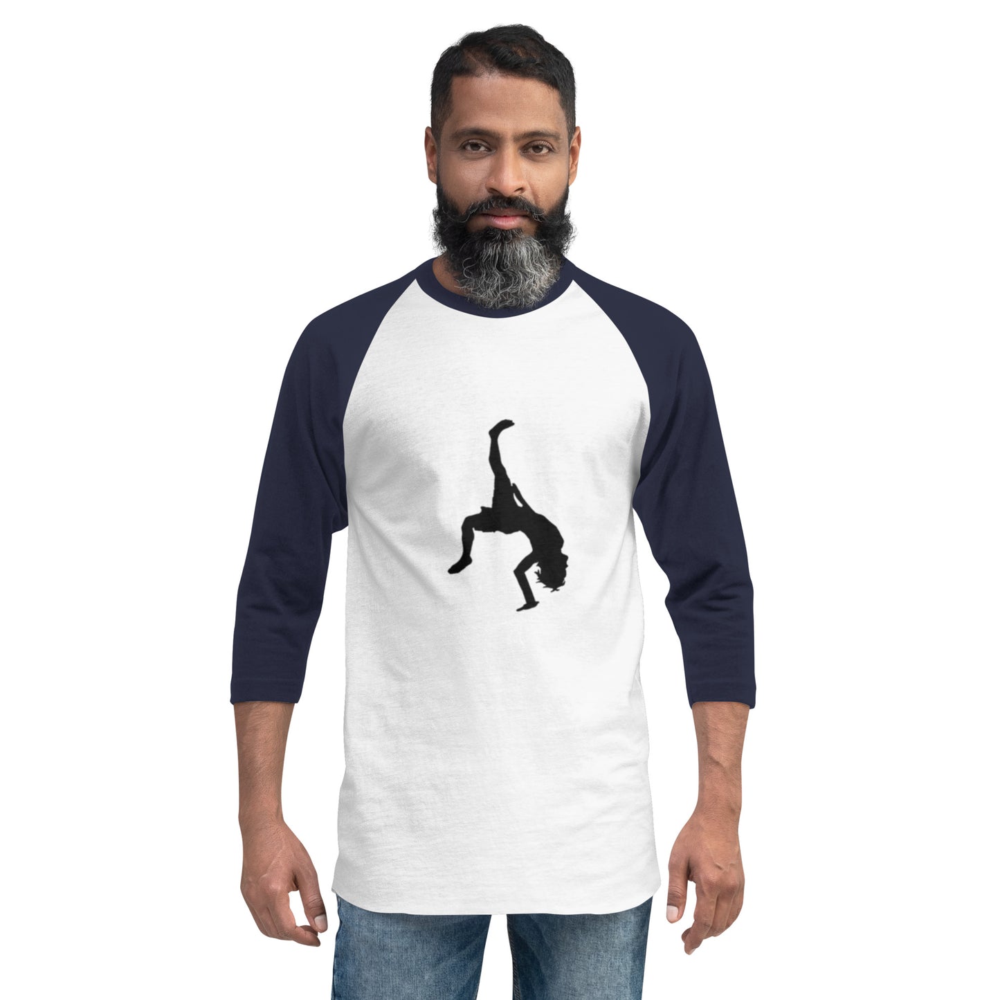 3/4 sleeve raglan shirt